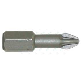 DIN 3128 tin cold forged bits E 6,3 - bits for philips screws