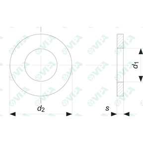  Self-locking retaining rings, ZJ type for holes without groove