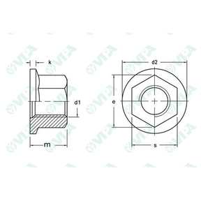 ISO EN 14399 / 6 Hochfeste flache Unterlegscheiben für Metallbau mit Fase