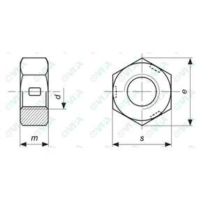 DIN 912, ISO 12474, UNI 5932 tornillos con cabeza cilíndrica con hexágono interior (allen)  paso fino